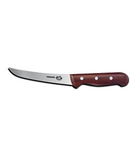 Forshner 6 IN Rosewood Boning Knife (Curved, Semi-Stiff)